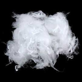 White Color Fabric Type Staple Fiber High Strength For Spinning