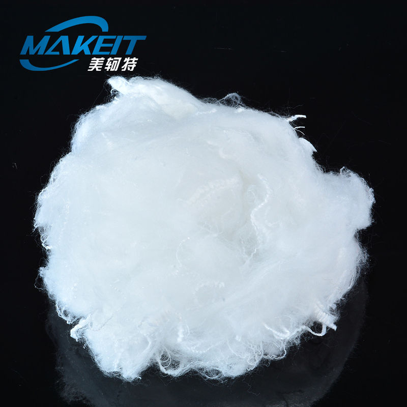 Recycled Siliconized Micro Fiber / Down Like Fiber For Filling Pillows